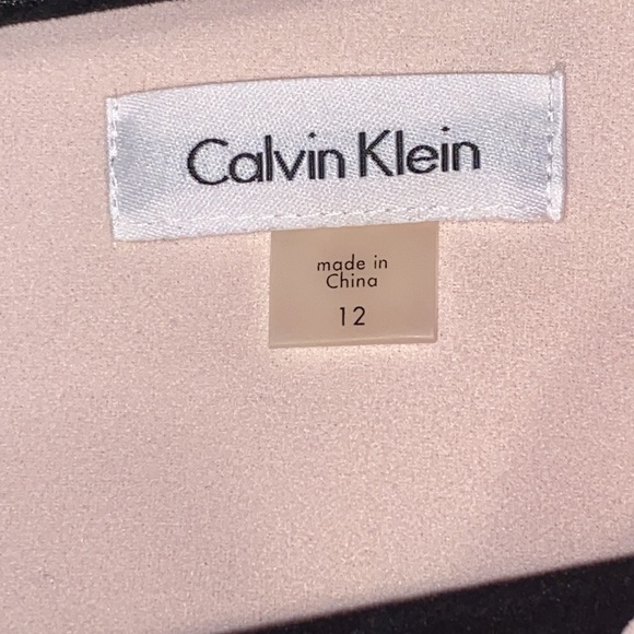 CALVIN KLEIN Blush Pink Short Sleeve Dress - SIZE 12 - Picture 6 of 7